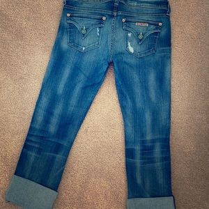 Hudson 3/4 Light wash Denim